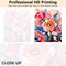 Colorful Flowers Paint by Numbers Adult Floral Adults' Paint-by-Number Kits Abstract Watercolor DIY Paint by Numbers for Adults Oil Hand Painting Canvas Art Crafts 16x20 Inch Without Frame